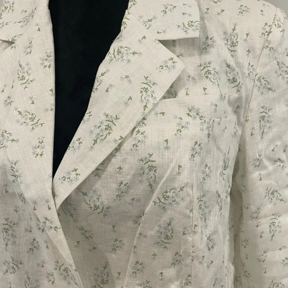 NWT Blank NYC Floral Linen Blazer, size Small - Picture 5 of 8